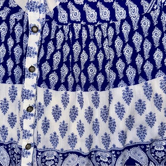 Aratta Silent Journey Paisley Moroccan Tunic Size Small - Picture 11 of 16